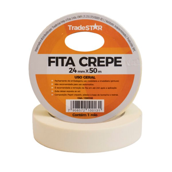 FITA CREPE P/ USO GERAL 24MM X 50M