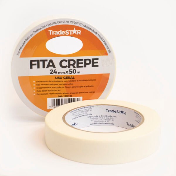 FITA CREPE P/ USO GERAL 24MM X 50M - Imagem 4