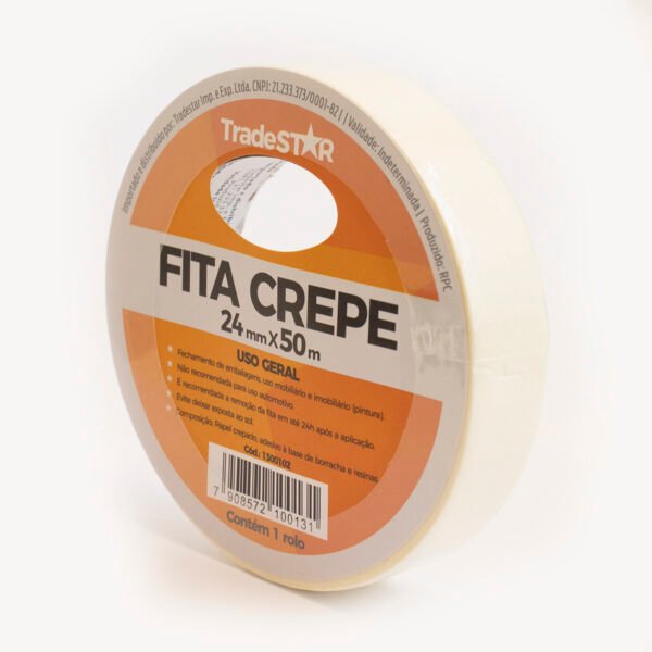 FITA CREPE P/ USO GERAL 24MM X 50M - Imagem 5