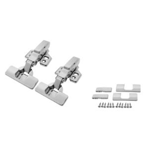 DOBRADICA CLIP ON SOFT CLOSE INOX RETA / PARES