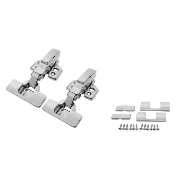 DOBRADICA CLIP ON SOFT CLOSE INOX RETA / PARES