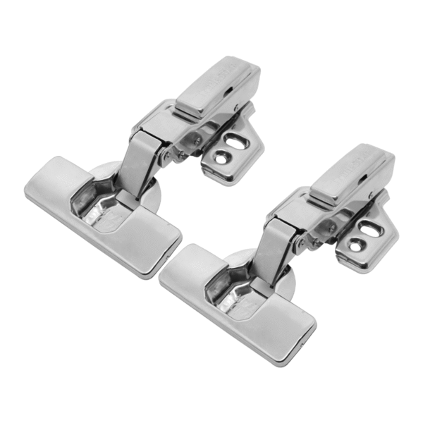 DOBRADICA CLIP ON SOFT CLOSE INOX CURVA / PARES