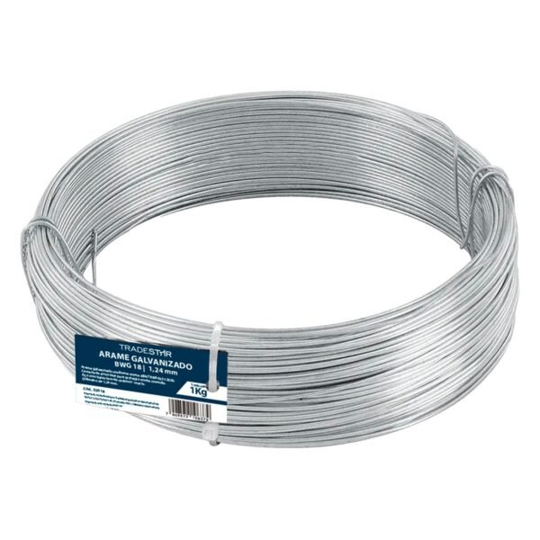 ARAME GALVANIZADO BWG18 - 1,24MM - 1KG - Imagem 2