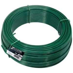 ARAME REVESTIDO EM PVC BWG16 VERDE - 1KG/ROLO