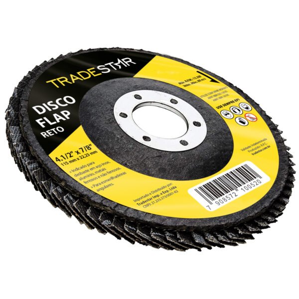 DISCO FLAP RETO 115MM G100 - Imagem 2