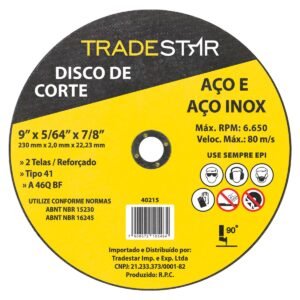 DISCO DE CORTE 230X2.0MM