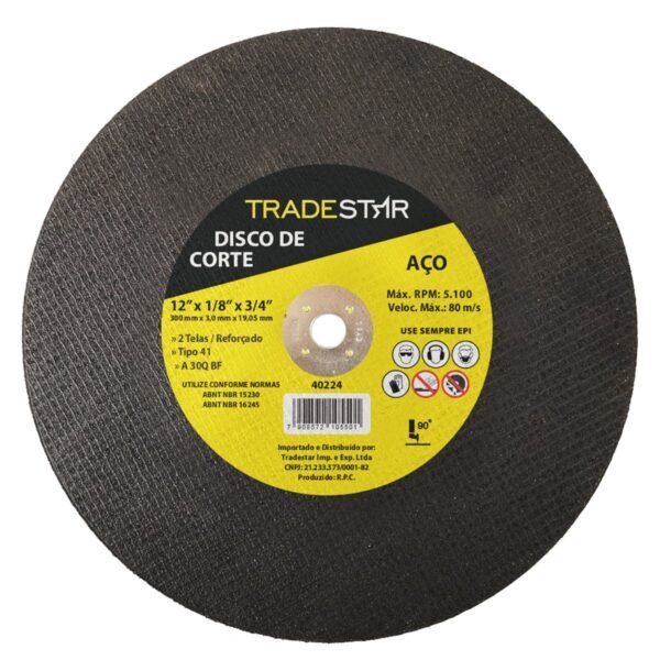DISCO DE CORTE 300X30X19.05MM - Imagem 3