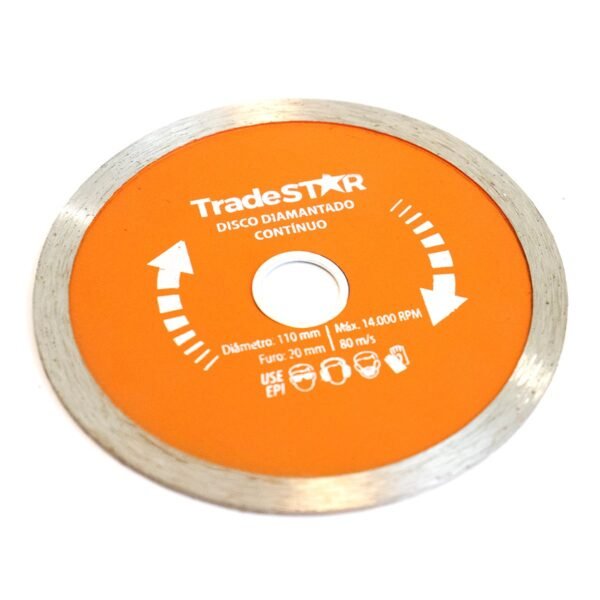 DISCO DIAMANTADO CONTINUO 110X20MM - Imagem 2