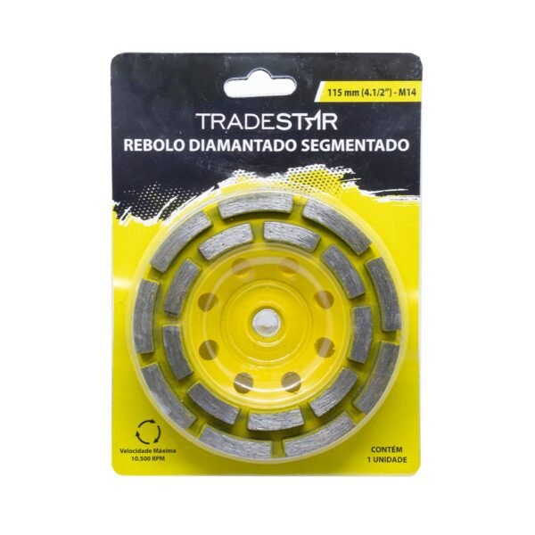 REBOLO DIAMANTADO SEGMENTADO 115MM - Imagem 3