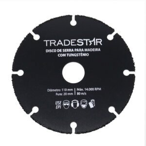 DISCO TUNGSTENIO P/ MADEIRA 110X20 MM