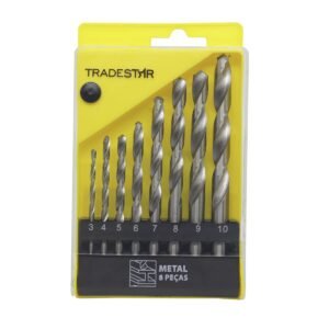 JOGO BROCAS P/ METAL 8 PCS