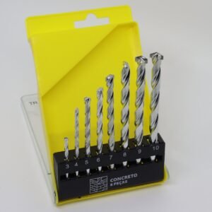 JOGO BROCAS P/ CONCRETO 8 PCS