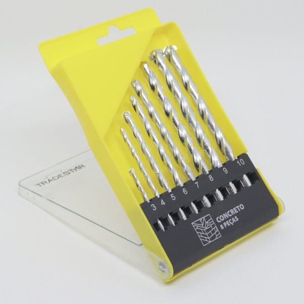 JOGO BROCAS P/ CONCRETO 8 PCS - Imagem 2