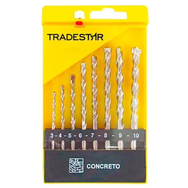 JOGO BROCAS P/ CONCRETO 8 PCS - Imagem 4