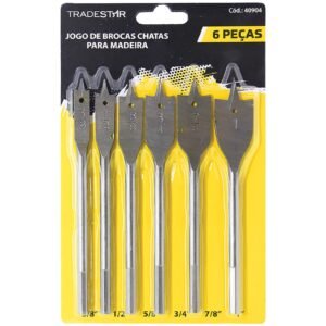 JOGO BROCAS CHATAS 6 PCS