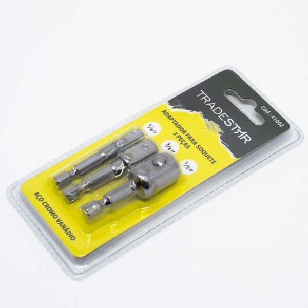 JOGO ADAPTADOR P/ SOQUETE 3 PCS