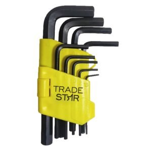 JOGO CHAVE HEXAGONAL CURTO 9 PCS