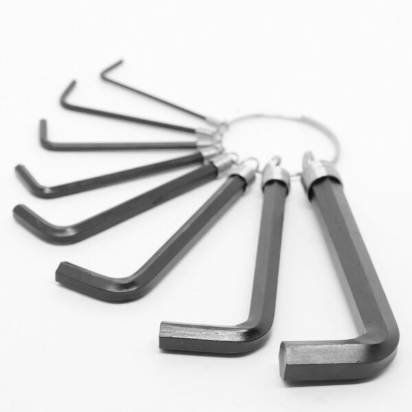 JOGO CHAVE HEXAGONAL CHAVEIRO 8 PCS - Imagem 3