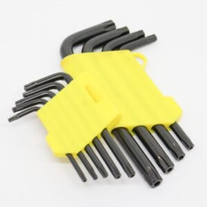 JOGO CHAVE TORX CURTO 9 PCS
