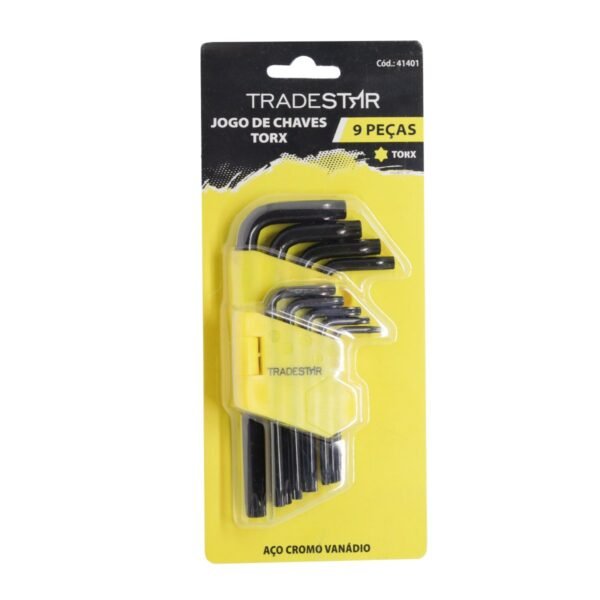 JOGO CHAVE TORX CURTO 9 PCS - Imagem 4
