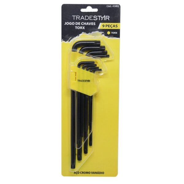 JOGO CHAVE TORX LONGO 9 PCS - Imagem 2