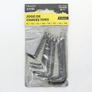 JOGO CHAVE TORX CHAVEIRO 8 PCS