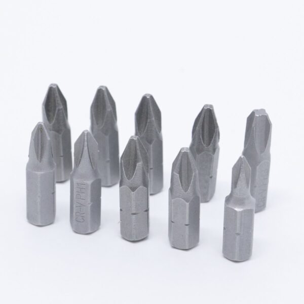 JOGO BITS PHILLIPS 1/4" 25MM 10 PCS - Imagem 2