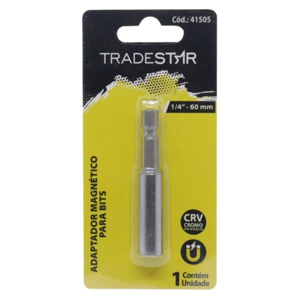 ADAPTADOR MAGNETICO P/ BITS 1/4" 60MM - Imagem 2