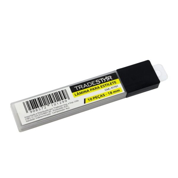 LAMINA P/ ESTILETE 18 MM 10 PCS - Imagem 4