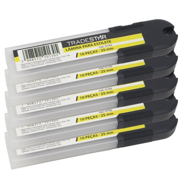 LAMINA P/ ESTILETE 25 MM 10 PCS - Imagem 5