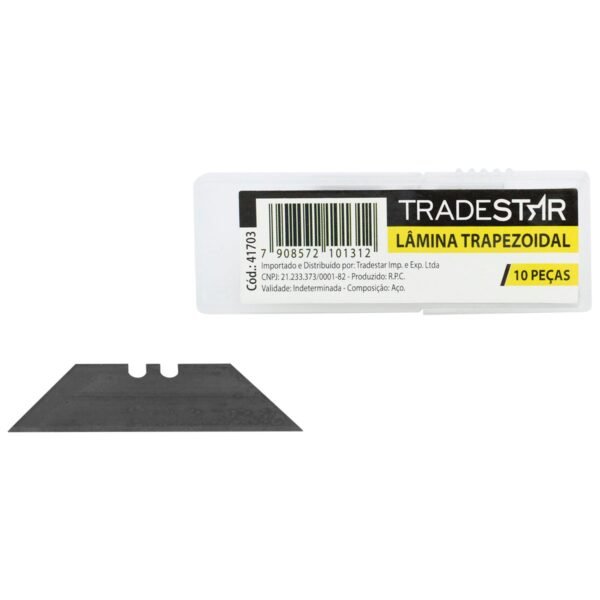 LAMINA P/ ESTILETE TRAPEZOIDAL 10 PCS - Imagem 5