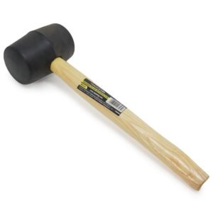 MARTELO BORRACHA PRETA 60MM
