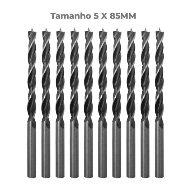 BROCA 3 PONTAS P/ MADEIRA 5X85MM