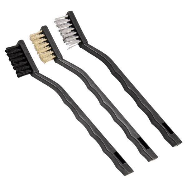 JOGO ESCOVAS MIX 3 PCS - NYLON LATAO INOX - Imagem 2