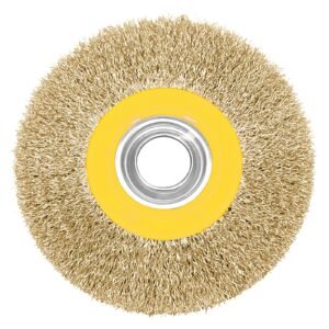 ESCOVA CIRCULAR ACO LATONADO ONDULADO 6X1/2"