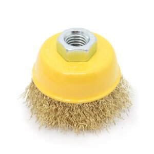 ESCOVA COPO ACO LATONADO ONDULADO 2.1/2"