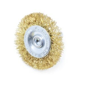 ESCOVA CIRCULAR ACO LATONADO C/ HASTE 50X8MM