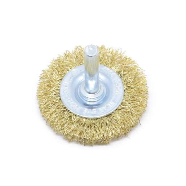 ESCOVA CIRCULAR ACO LATONADO C/ HASTE 50X12MM