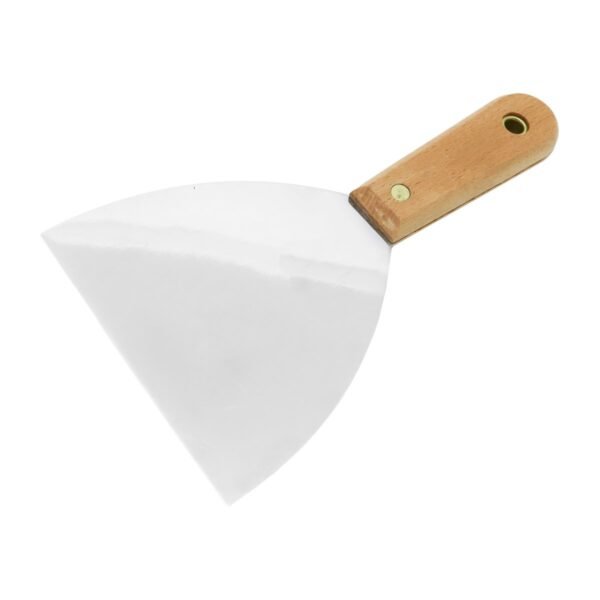ESPATULA CABO MADEIRA 12CM INOX - Imagem 2