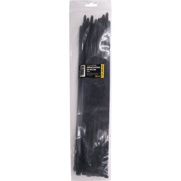 ABRACADEIRA NYLON 7.6X400MM PRETA - Imagem 4