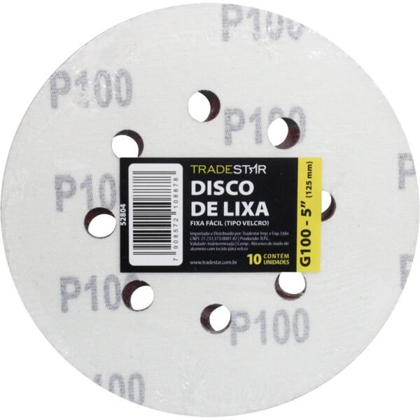 DISCO DE LIXA C/ VELCRO G100