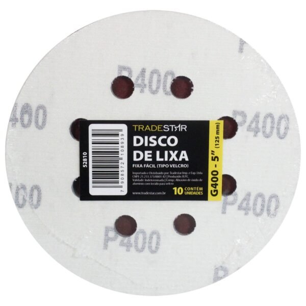 DISCO DE LIXA C/ VELCRO G400