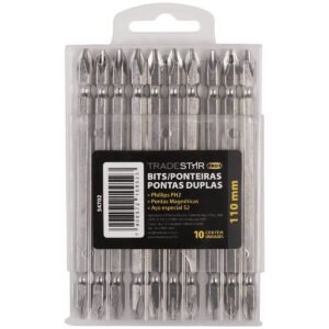 JOGO BITS DUPLO PH2-PH2 110MM 10 PCS S2 PRO