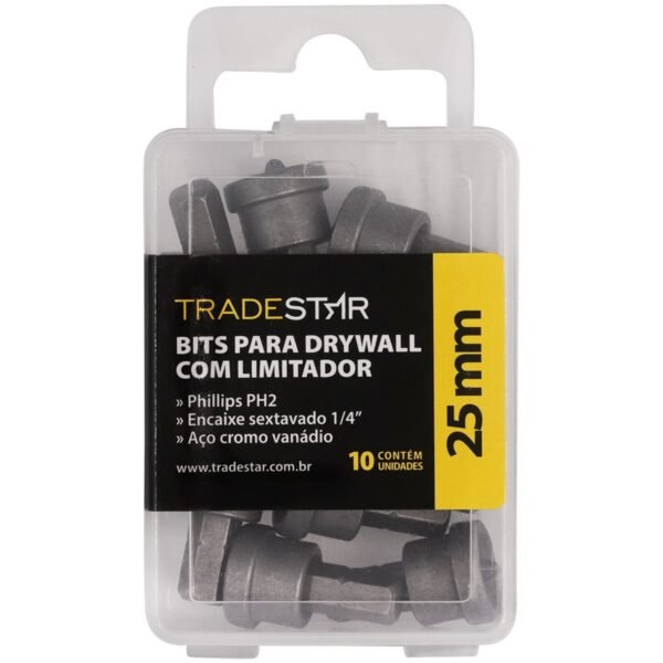 JOGO BITS DRYWALL PH2 10 PCS CRV