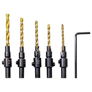 JOGO BROCA C/ ESCAREADOR P/ MADEIRA 6 PCS