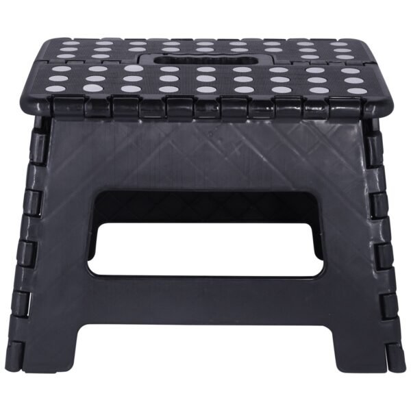 BANQUETA PLASTICA DOBRAVEL PRETA - Imagem 2
