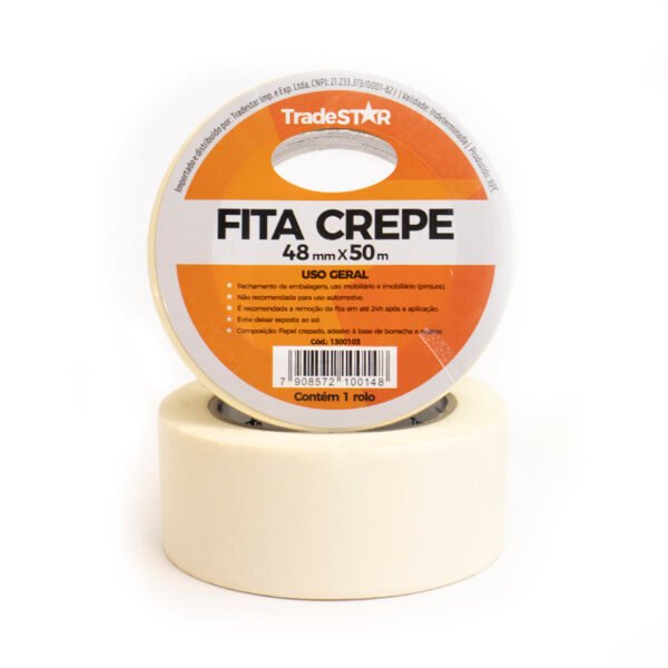 FITA CREPE P/ USO GERAL 48MM X 50M